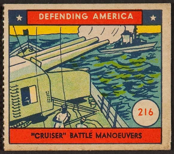 216 Cruiser Battle Manoeuvers